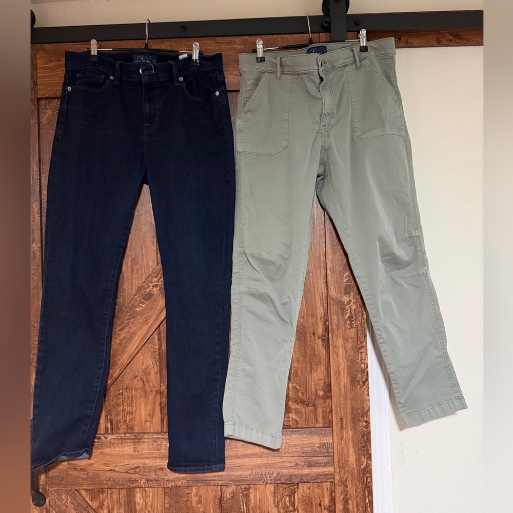 Lucky Brand Women Jeans/Pants Lot of 2 Size 12/14